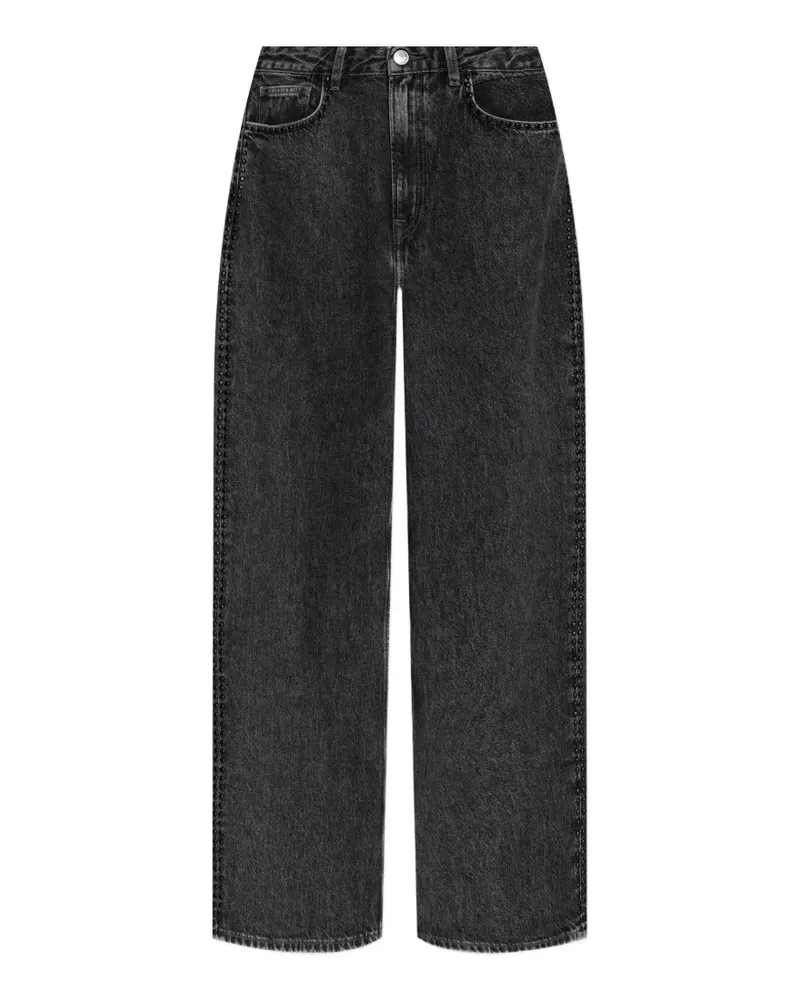 Samsøe & Samsøe studded denim jeans - Grau Grau