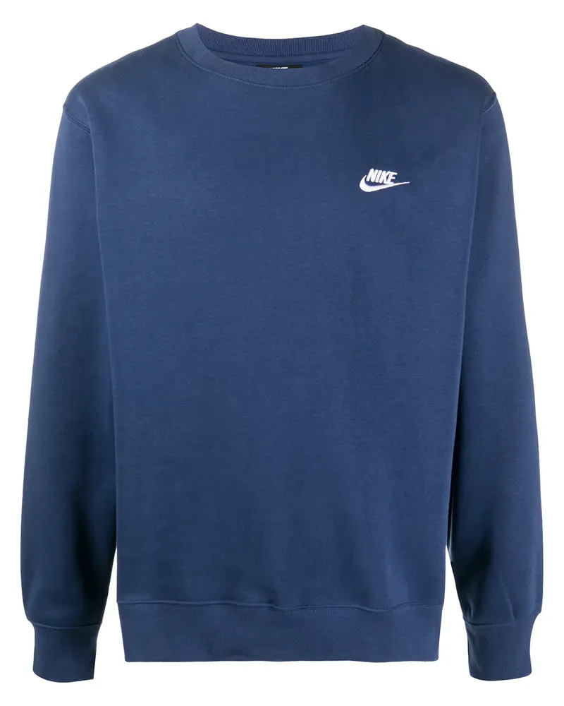 Nike Pullover mit aufgesticktem Logo - Blau Blau