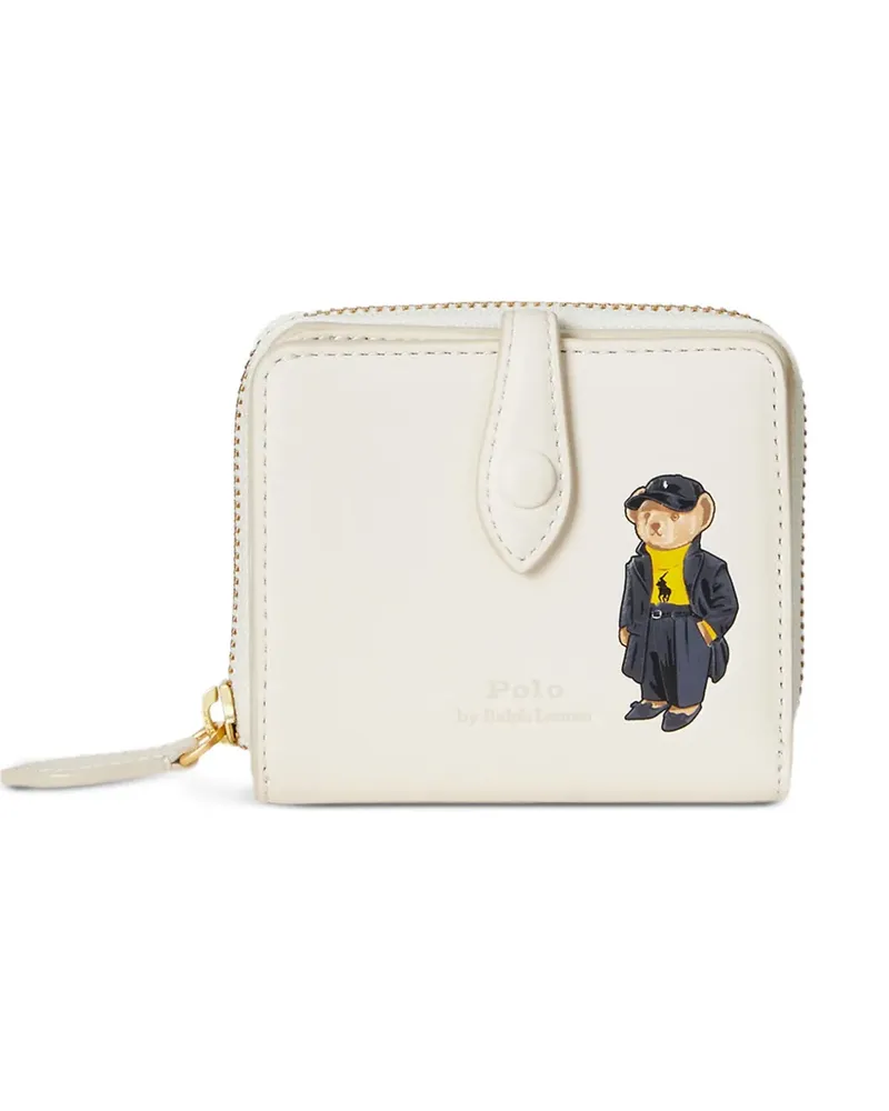 Ralph Lauren Portemonnaie mit Polo Bear - Nude Nude