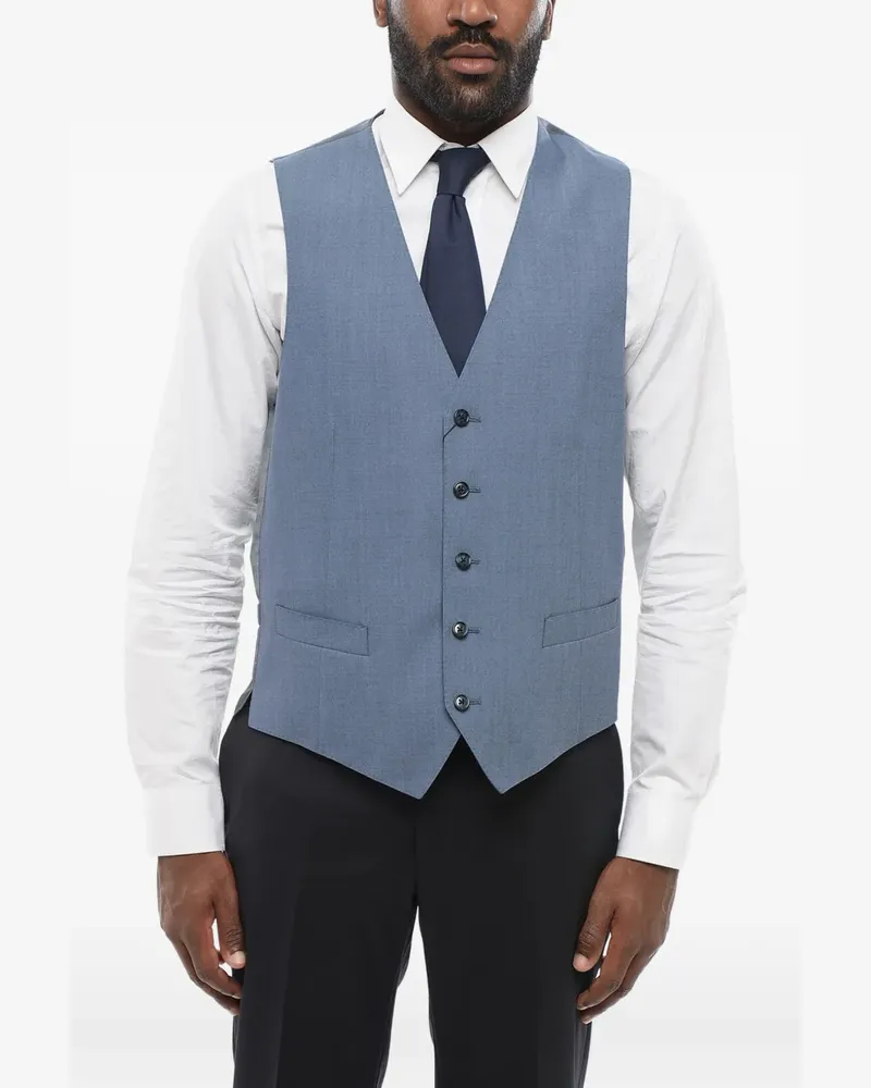 Corneliani V-neck waistcoat - Blau Blau