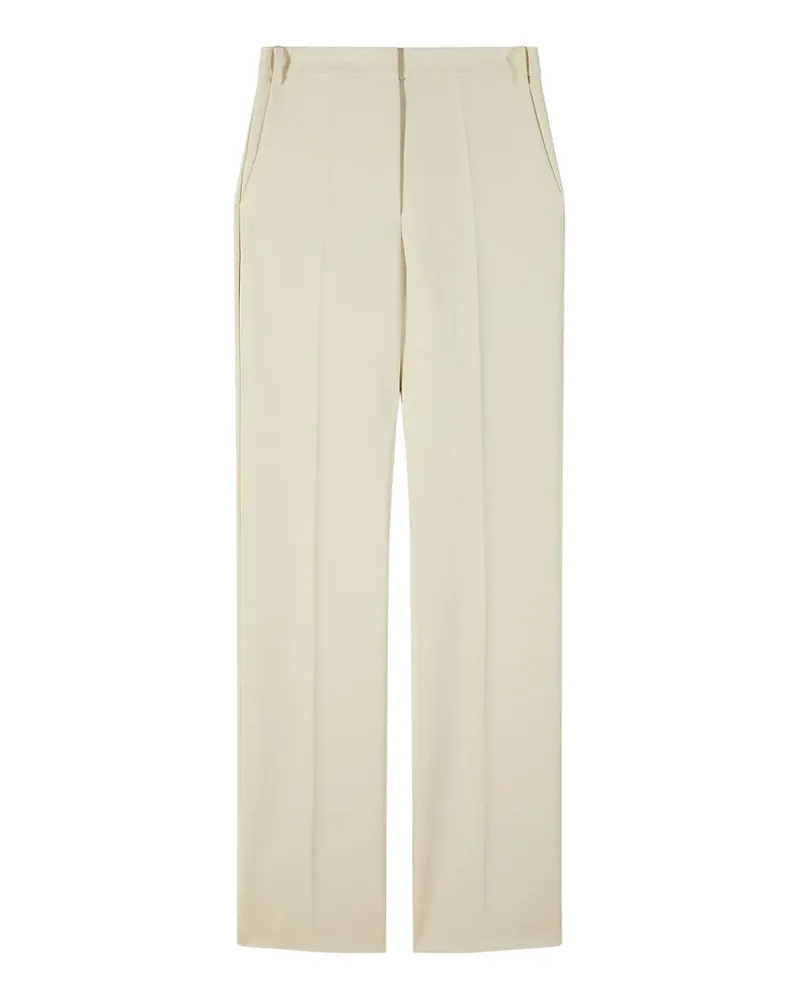 Patrizia Pepe Shank Structured Straight-Leg-Hose - Nude Nude