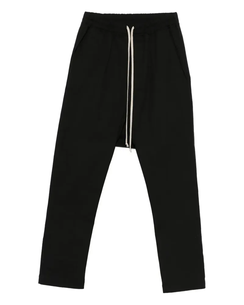Rick Owens Hose mit Kordelzug - Schwarz Schwarz