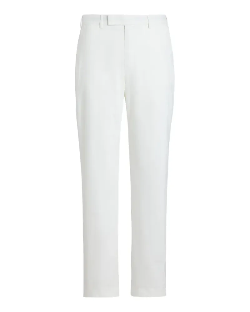 Ralph Lauren Wimbledon Hose mit geradem Schnitt - Weiß Weiß
