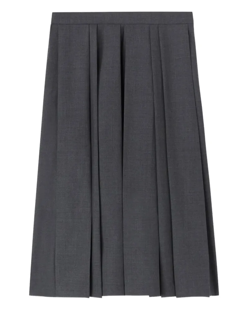 Ermanno Scervino pleated wool skirt - Grau Grau