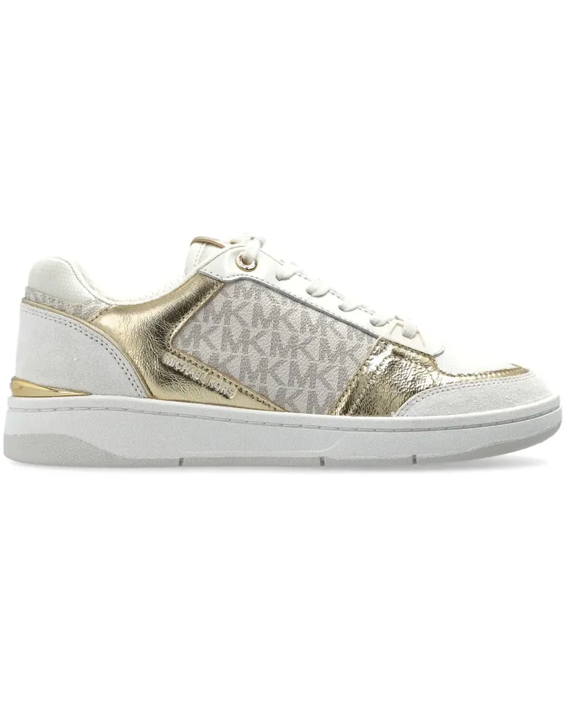 Michael Kors Sneakers im Metallic-Look - Weiß Weiß