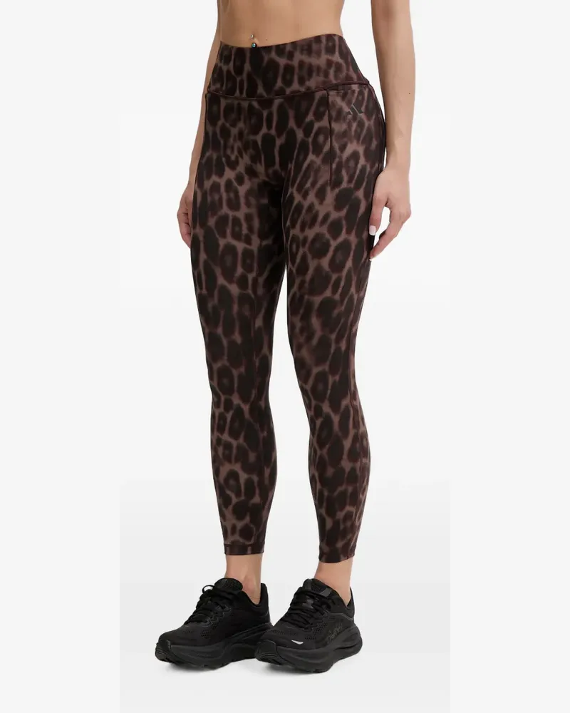 adidas leopard-print leggings - Nude Nude