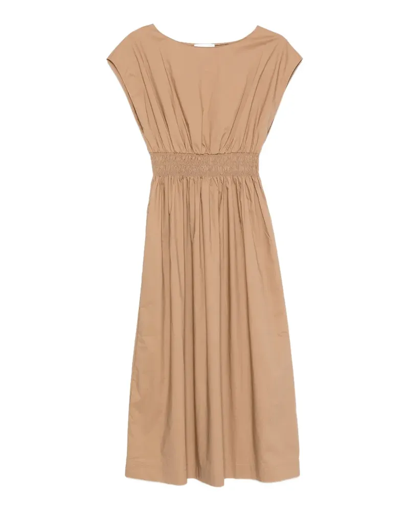 Roberto Collina crew-neck midi dress - Nude Nude