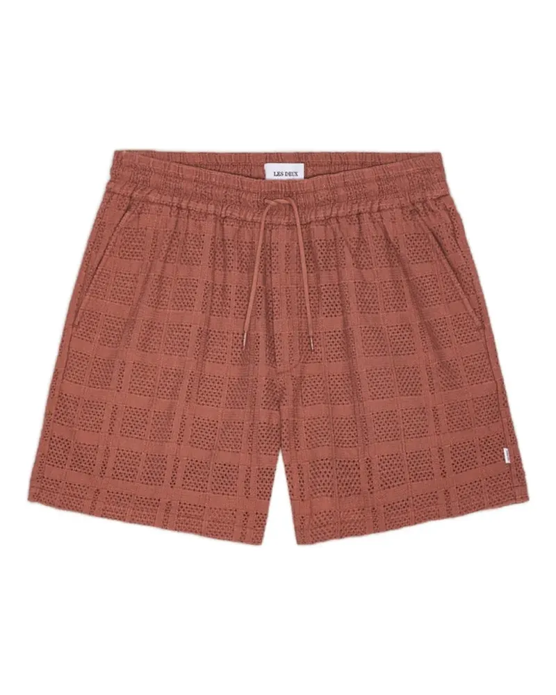 LES DEUX Charlie Shorts mit Kordelzug - Rot Rot
