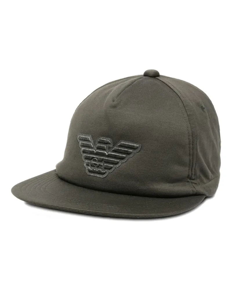 Emporio Armani logo-patch cap - Schwarz Schwarz