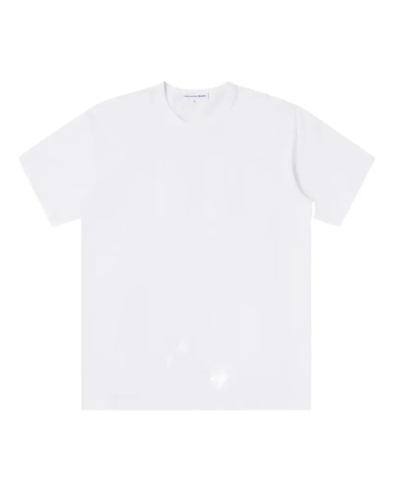 Comme des Garçons T-Shirt mit Logo-Print - Weiß Weiß