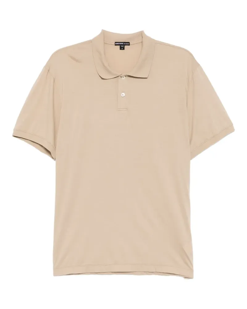 James Perse Luxe Lotus Poloshirt - Nude Nude