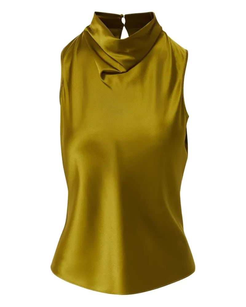 Veronica Beard Top mit drapiertem Ausschnitt - Grün Grün