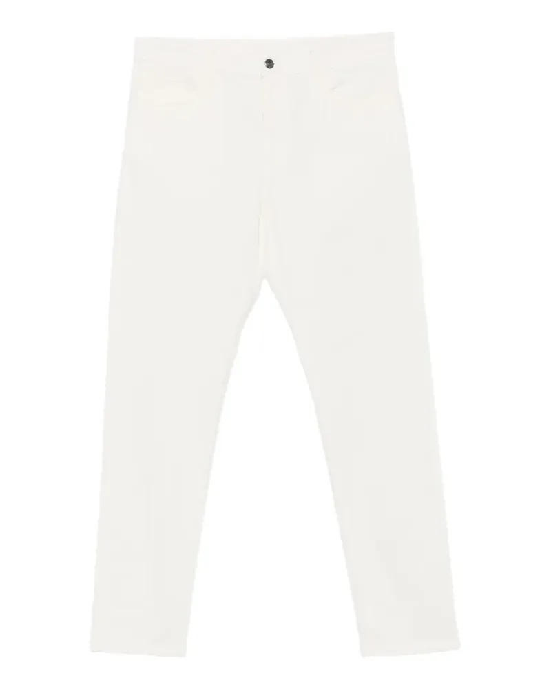 Canali Gerade Hose im Five-Pocket-Design - Nude Nude