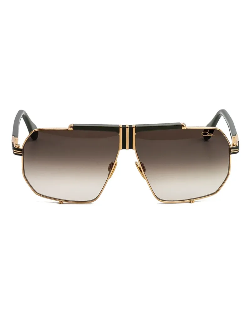 CAZAL 996 geometric-frame sunglasses - Gold Gold