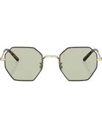 Oliver Peoples Sonnenbrille in Schildpattoptik Gold