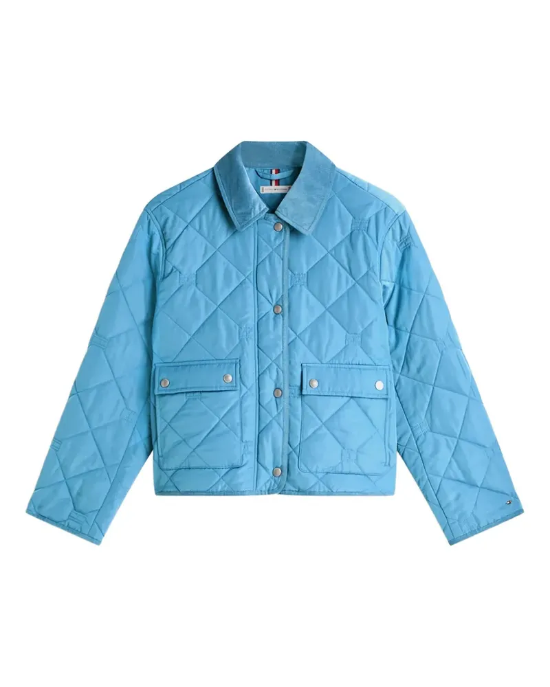 Tommy Hilfiger quilted flap-pocket jacket - Blau Blau