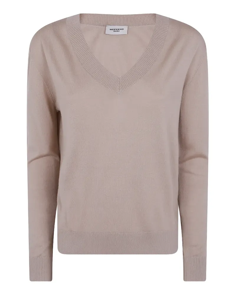 Max Mara Talamo V-neck sweater - Nude Nude