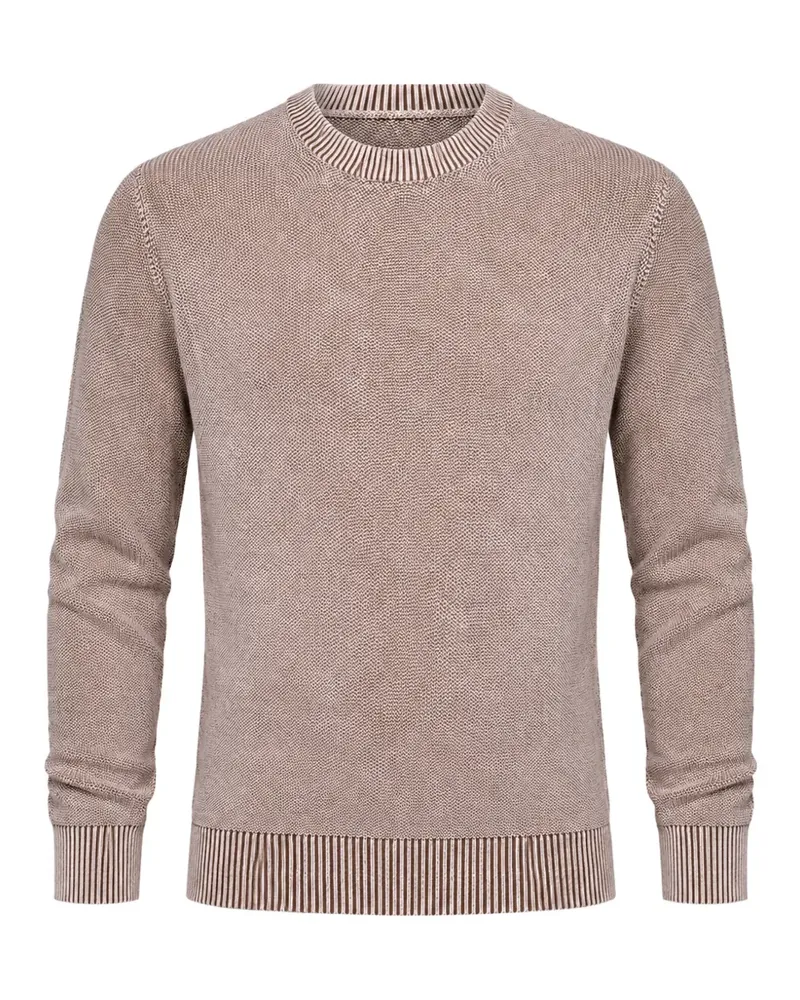 MOORER Orvieto jacquard-weave sweater - Nude Nude