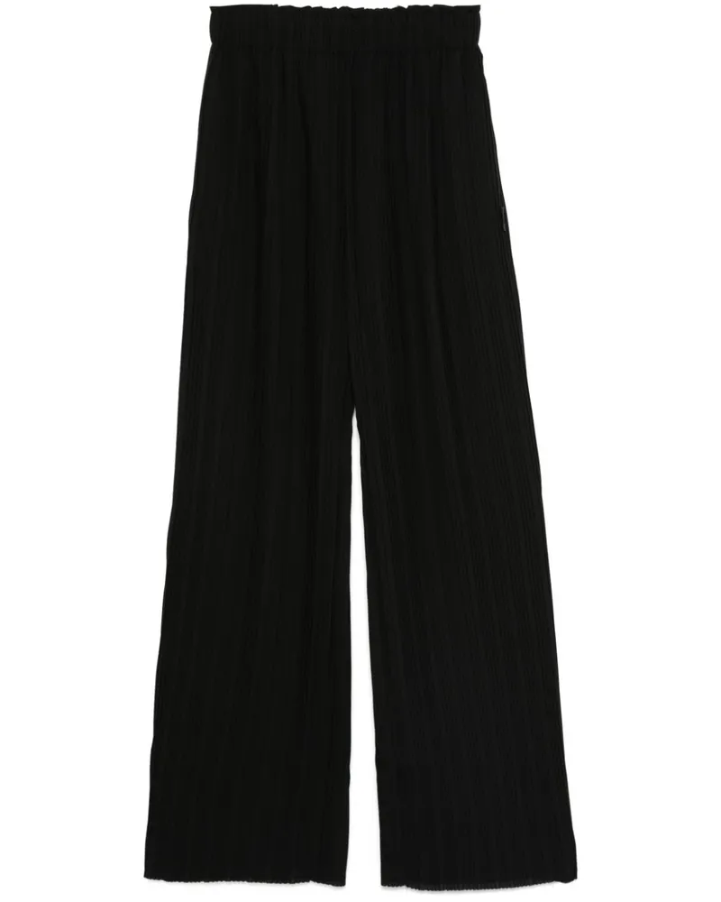 HUGO BOSS Plissierte Krepphose - Schwarz Schwarz