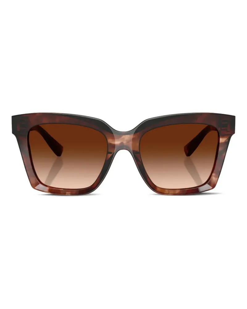 Dolce & Gabbana Oversized-Sonnenbrille in Schildpattoptik - Braun Braun