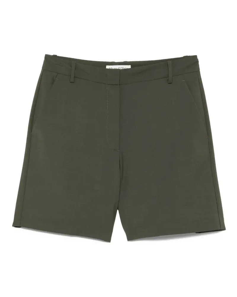 Marc O'Polo Shorts mit meliertem Effekt - Grün Grün