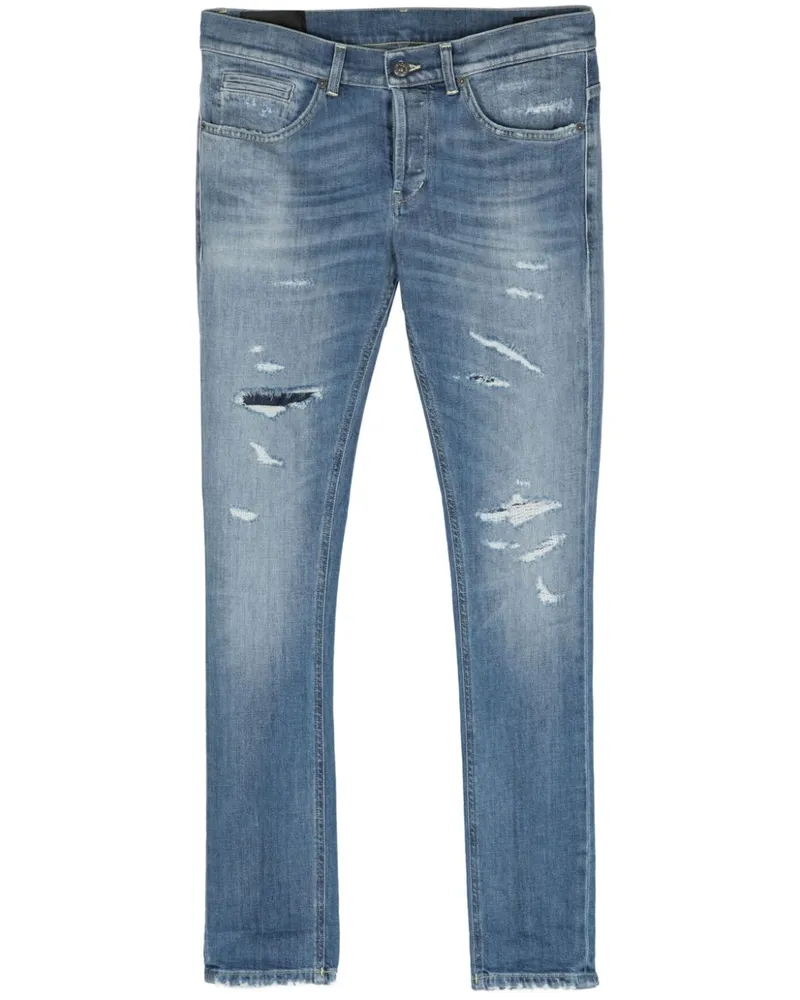 Dondup Halbhohe George Skinny-Jeans - Blau Blau