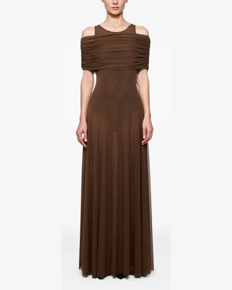 ATU Body Couture off-shoulder maxi dress - Braun Braun