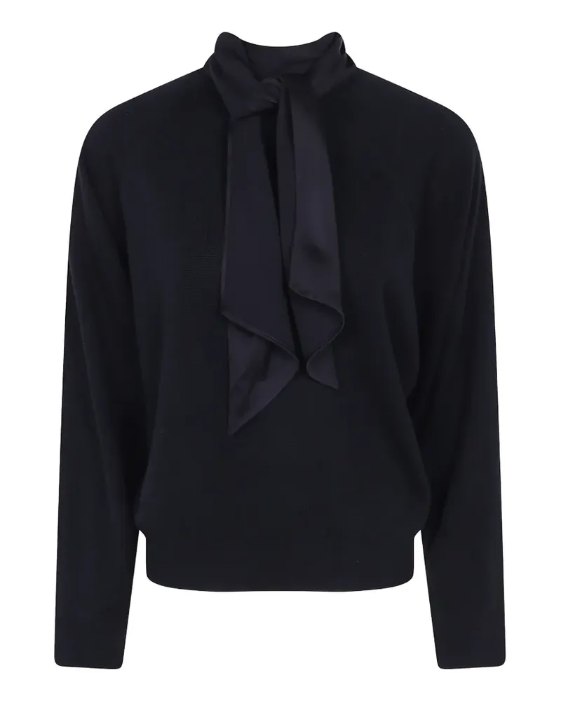 Semicouture Kathi Pullover mit Schleife - Schwarz Schwarz