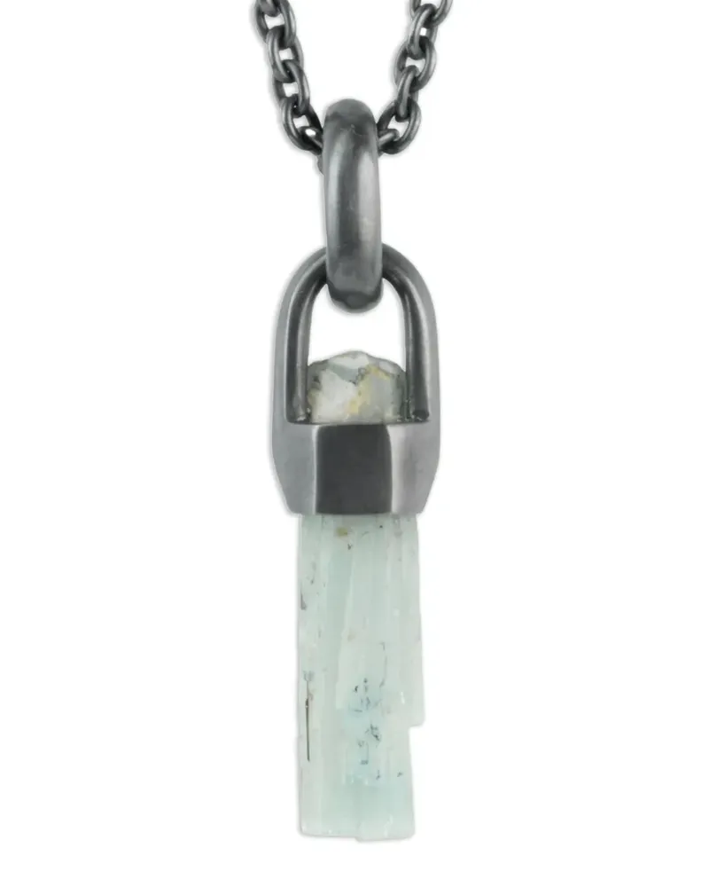 Parts Of Four Talisman aquamarine necklace - Schwarz Schwarz