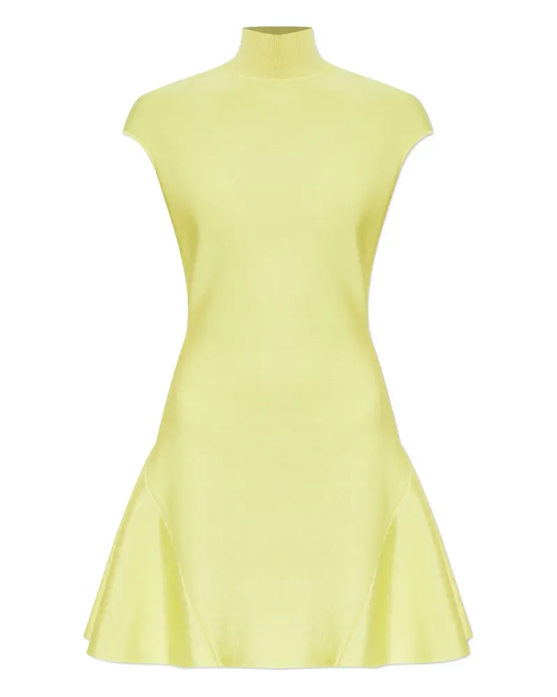 Givenchy Ausgestelltes Kleid mit Stehkragen - Gelb Gelb