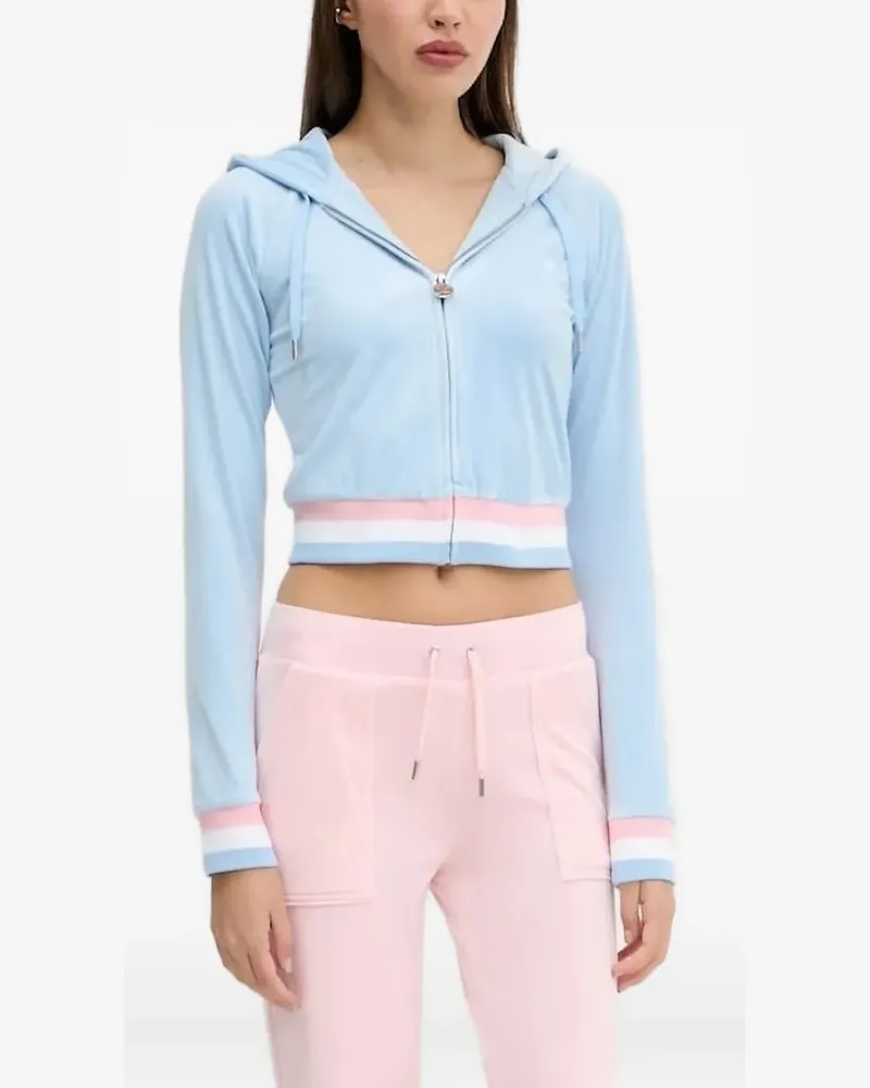 Juicy Couture Kapuzenjacke mit Reißverschluss - Blau Blau