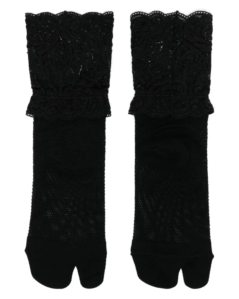 Yohji Yamamoto Tabi Socken - Schwarz Schwarz