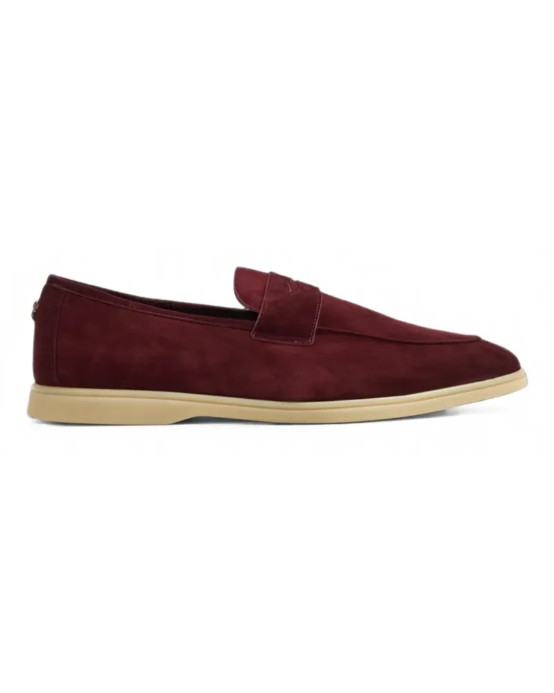 Bougeotte Loisir Gomme suede loafers - Rot Rot