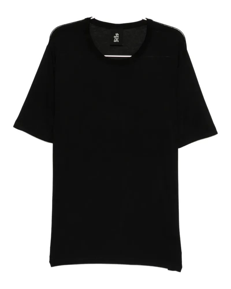 THOM KROM crew-neck T-shirt - Schwarz Schwarz