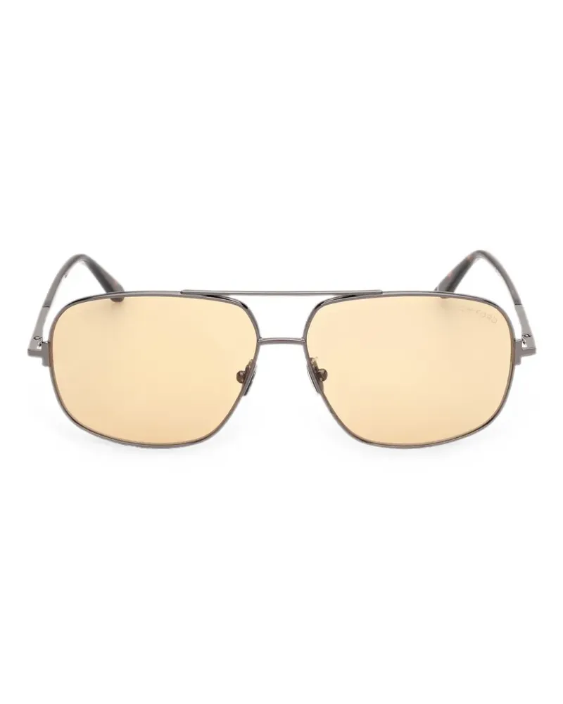 Tom Ford Getönte Pilotenbrille - Grau Grau