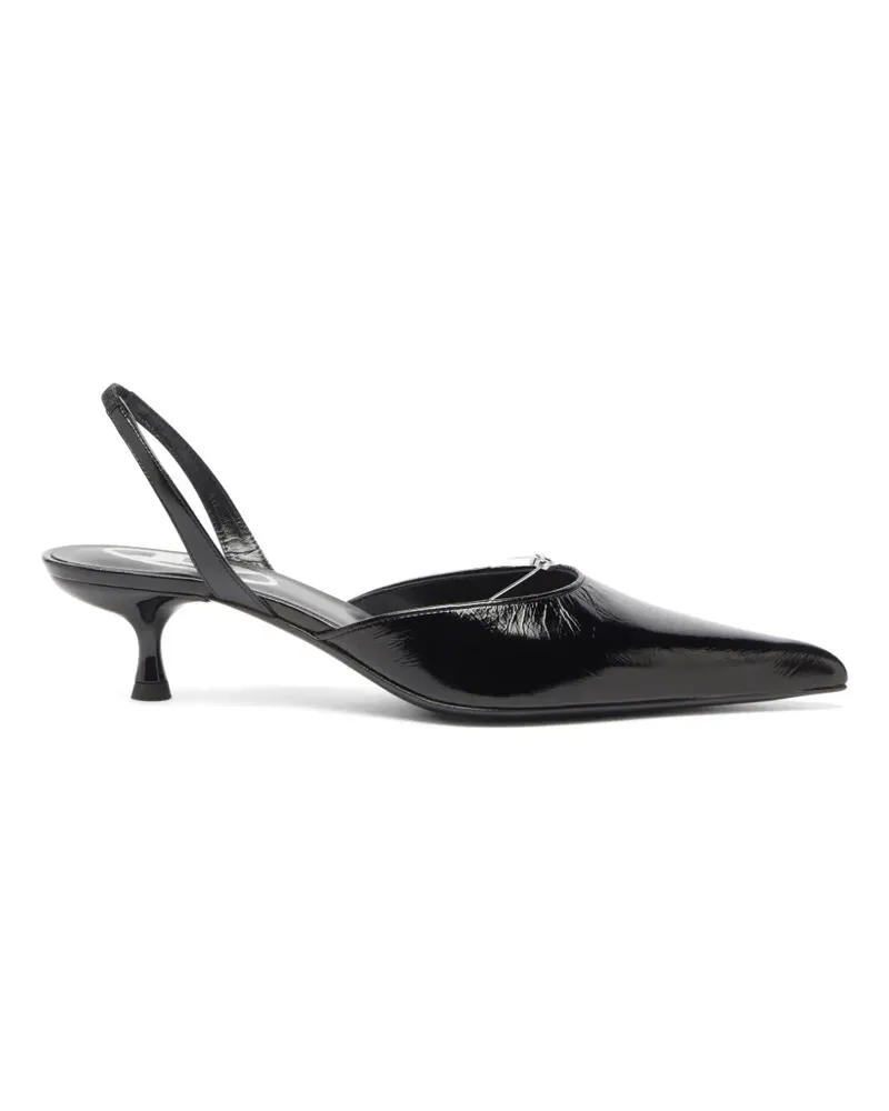 Diesel D-Ten&Half Oval D slingback pumps - Schwarz Schwarz