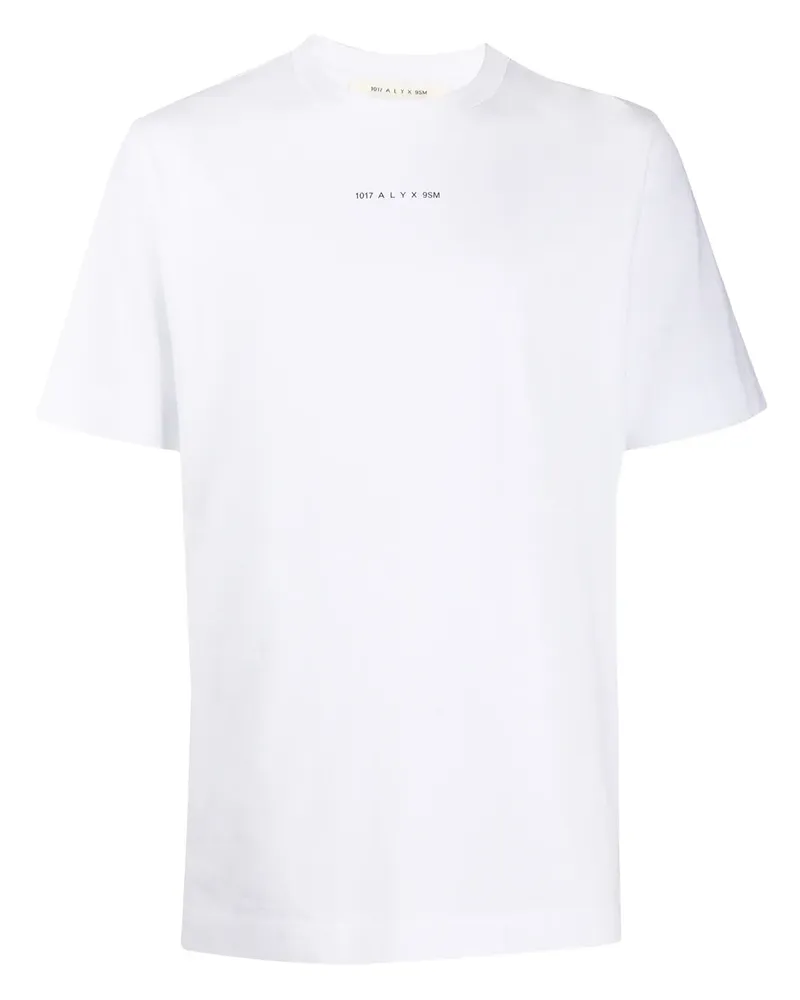 1017 ALYX 9SM T-Shirt mit Logo-Print - Weiß Weiß