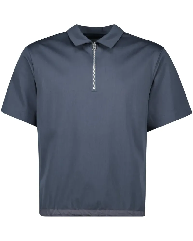 Sacai Poloshirt aus Jersey - Blau Blau