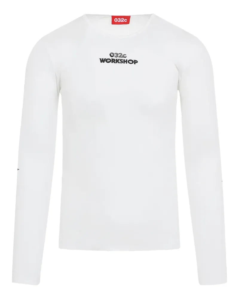 032c T-Shirt aus Bio-Baumwolle - Weiß Weiß