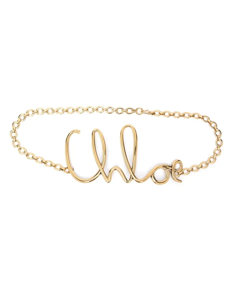 Chloé The  Iconic Gürtel - Gold Gold