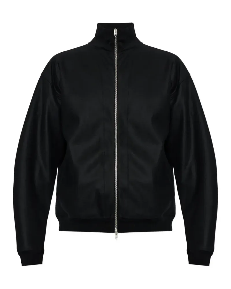 Jil Sander high-neck zip-up jacket - Schwarz Schwarz