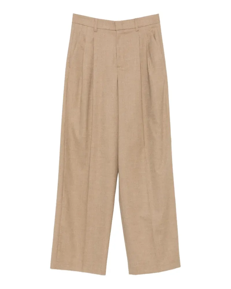 Rossi Noa Hose mit Falten - Nude Nude