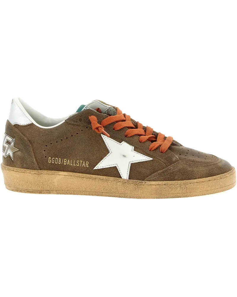 Golden Goose Ball Star contrasting sneakers - Braun Braun