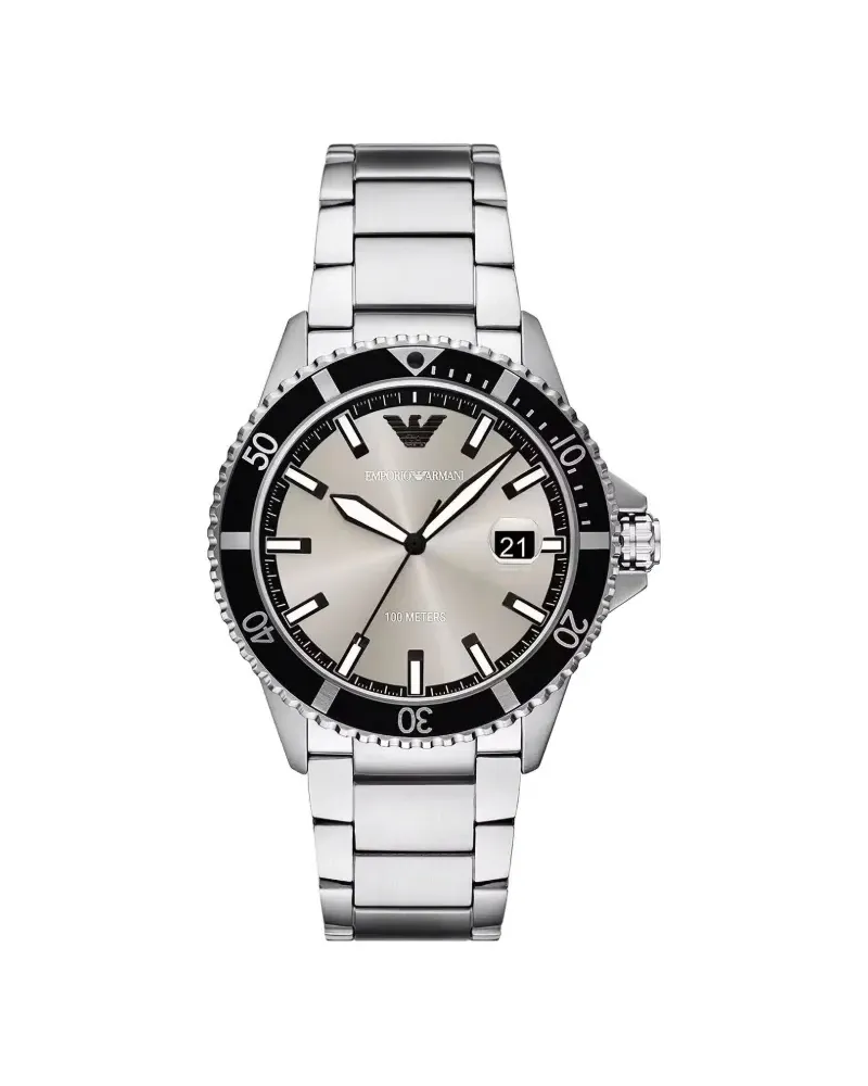 Emporio Armani World Explorer 42mm - Silber Silber
