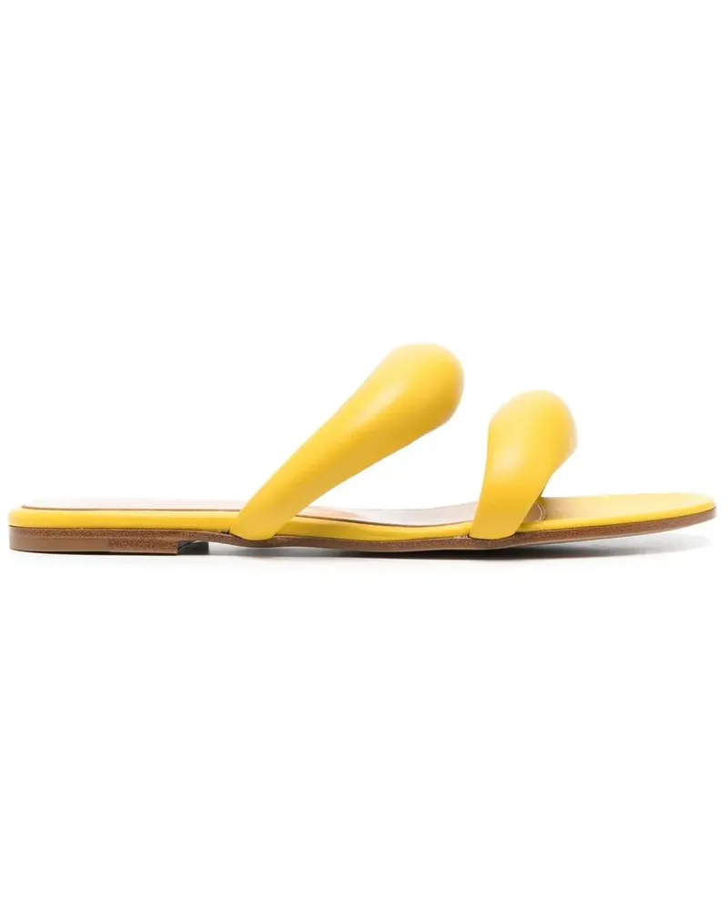 Gianvito Rossi Sandalen mit Doppelriemen - Gelb Gelb