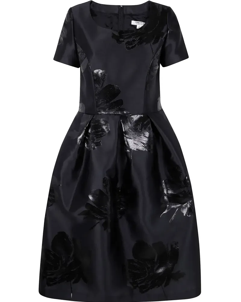 Comme des Garçons Poly Kleid - Schwarz Schwarz