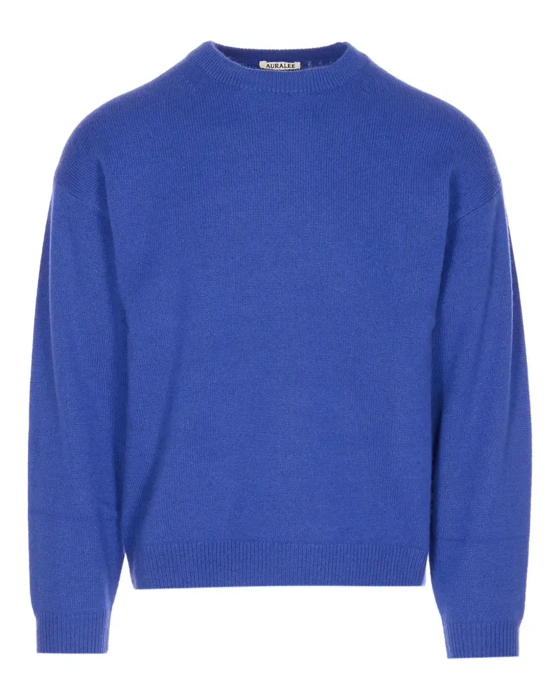 AURALEE crew-neck long-sleeves sweater - Blau Blau