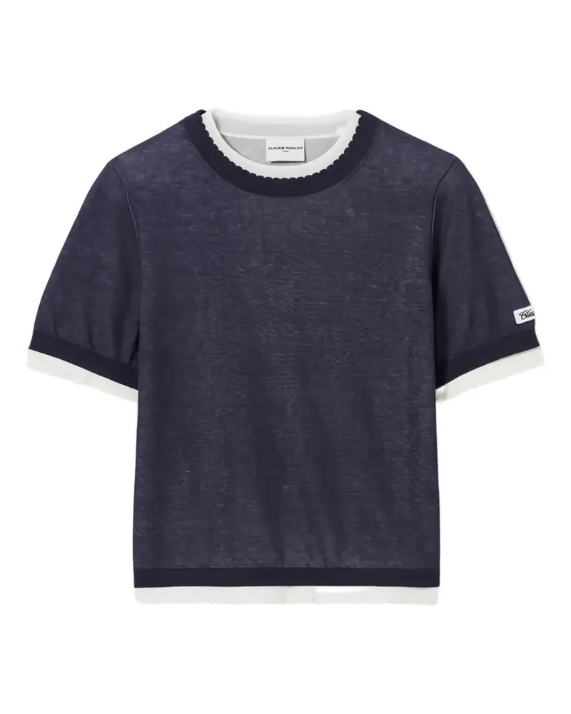 Claudie Pierlot Pullover mit Kontrastdetails - Gelb Gelb