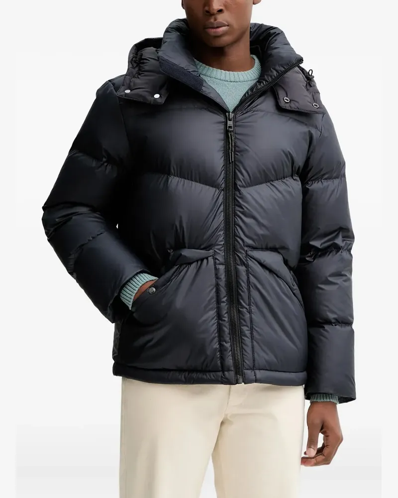 Marc O'Polo Gefütterte Kapuzenjacke - Blau Blau