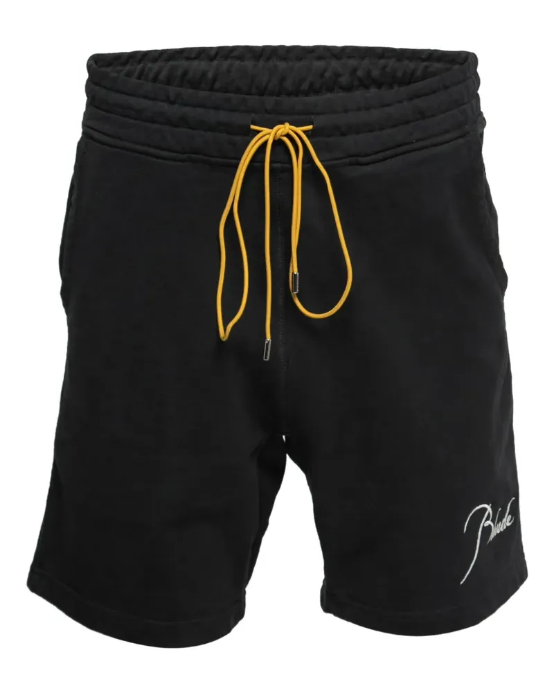RHUDE Pre-owned Pique Shorts - Schwarz Schwarz